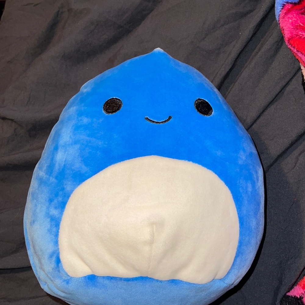 Blue dinosaur 8in squishmallow